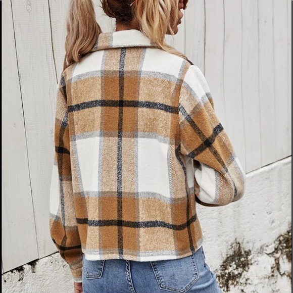 Plaid flap pocket jacket - Picture 2 of 5